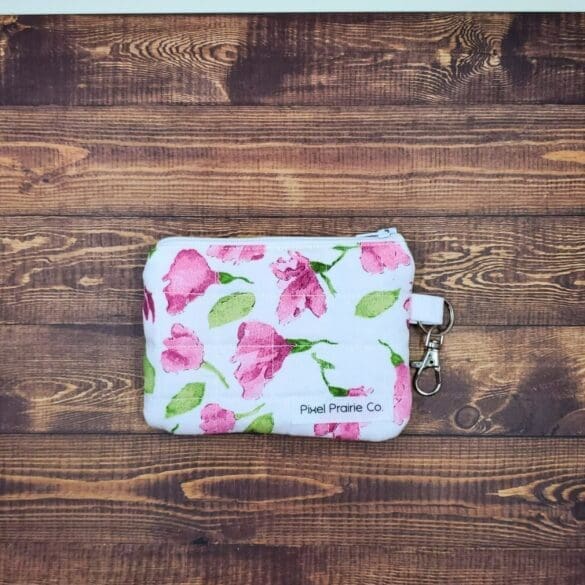 Breezy Blooms Keychain Wallet