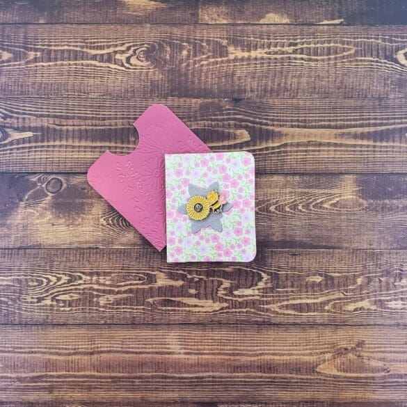 Bee on a Sunflower Enamel Pin