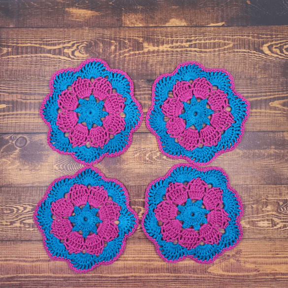 Table Bloom Coaster Set