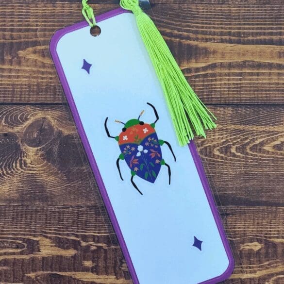Nature Bookmark with Tassel