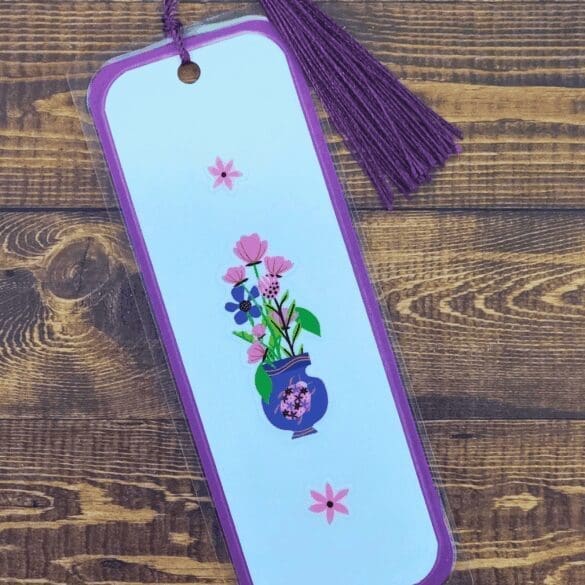 Nature Bookmark with Tassel