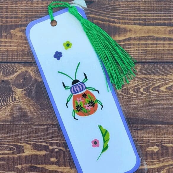 Nature Bookmark with Tassel