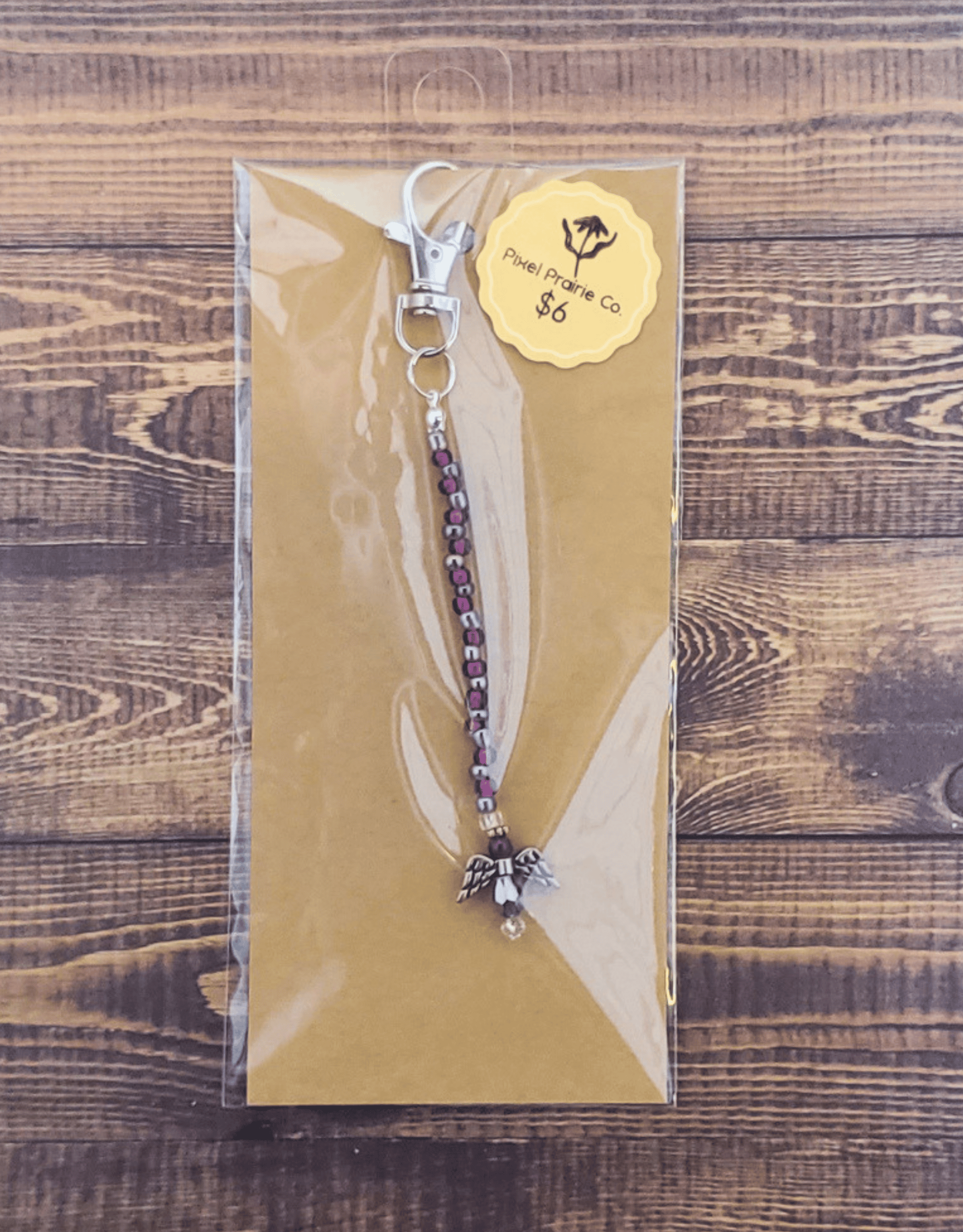 Beaded Clip-On Charm