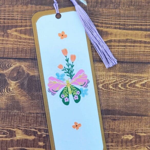 Nature Bookmark with Tassel