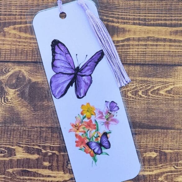 Nature Bookmark with Tassel