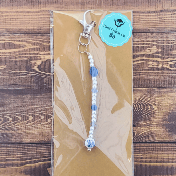 Beaded Clip-On Charm
