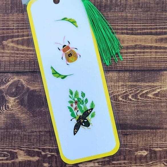 Nature Bookmark with Tassel