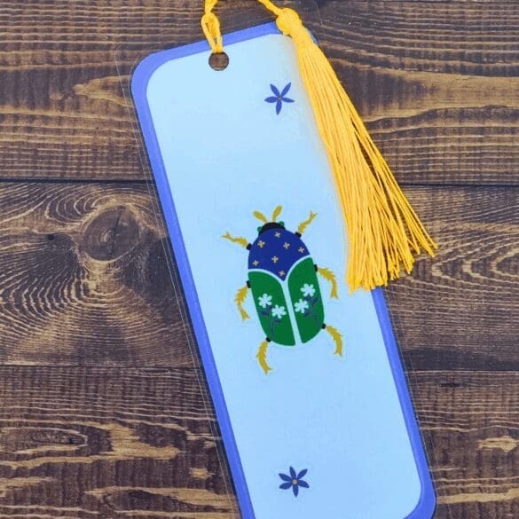Nature Bookmark with Tassel